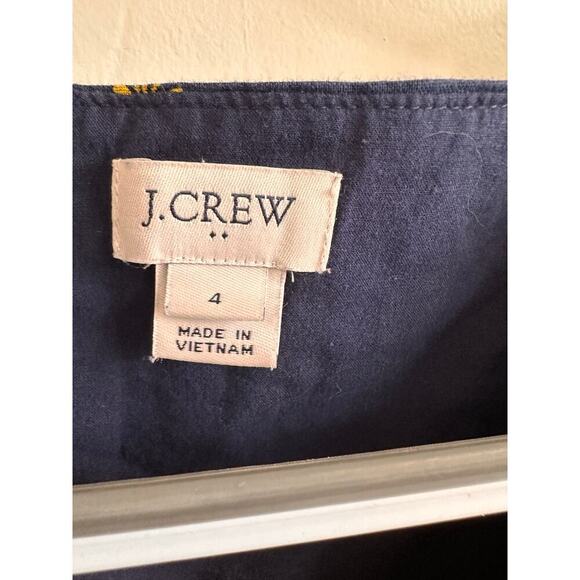 J.Crew V-neck Button-front Dress Size 4 - Picture 5 of 6